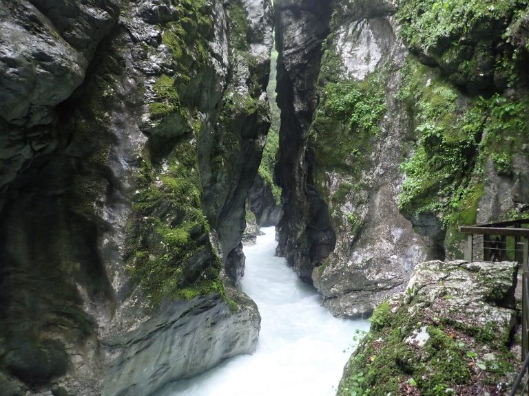 Tolmin korita / Tolmin Gorges - lowest entry point into the Triglav National Park.