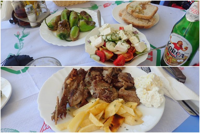 Very tasty, home-made Albanian food; Bar Restaurant Ana (Carcove village).