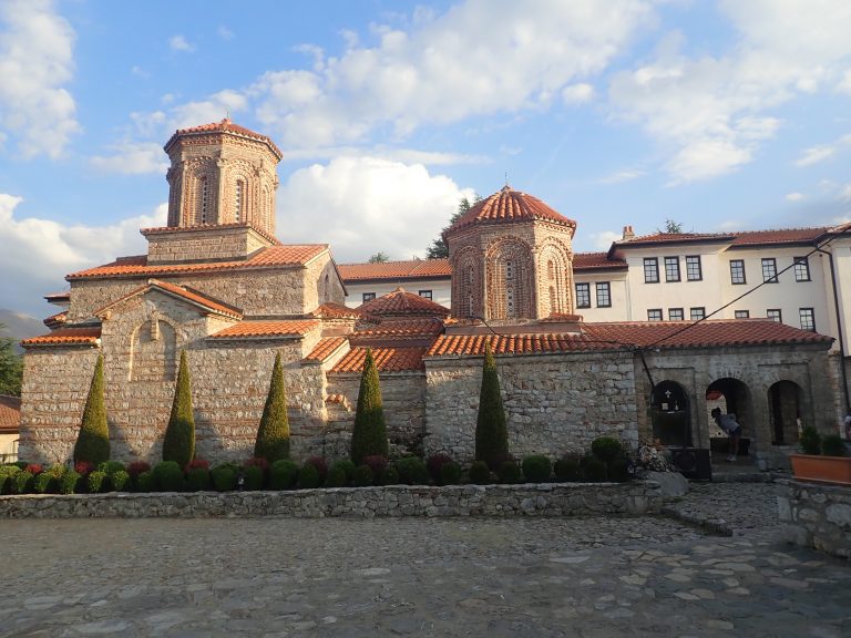 Monastery of St.Naum - historically connected with Cyril and Methodius, who came to our territory in 863, brought the first Old Slavic Glagolitic script...
